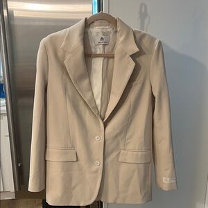 Babaton Aritzia  jacket Cream Women's Blazer pockets